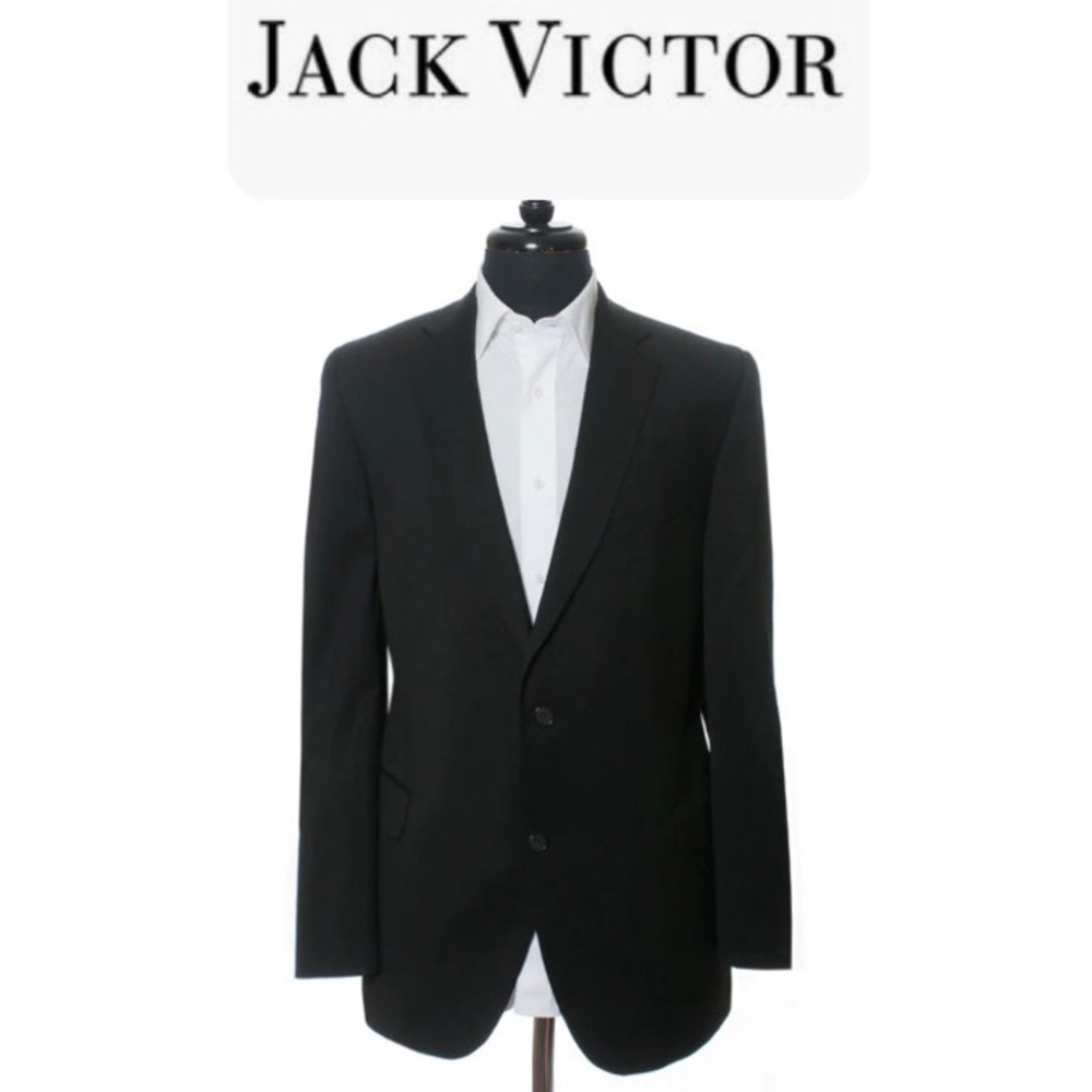 Jack Victor Navy Verona Wool Blazer